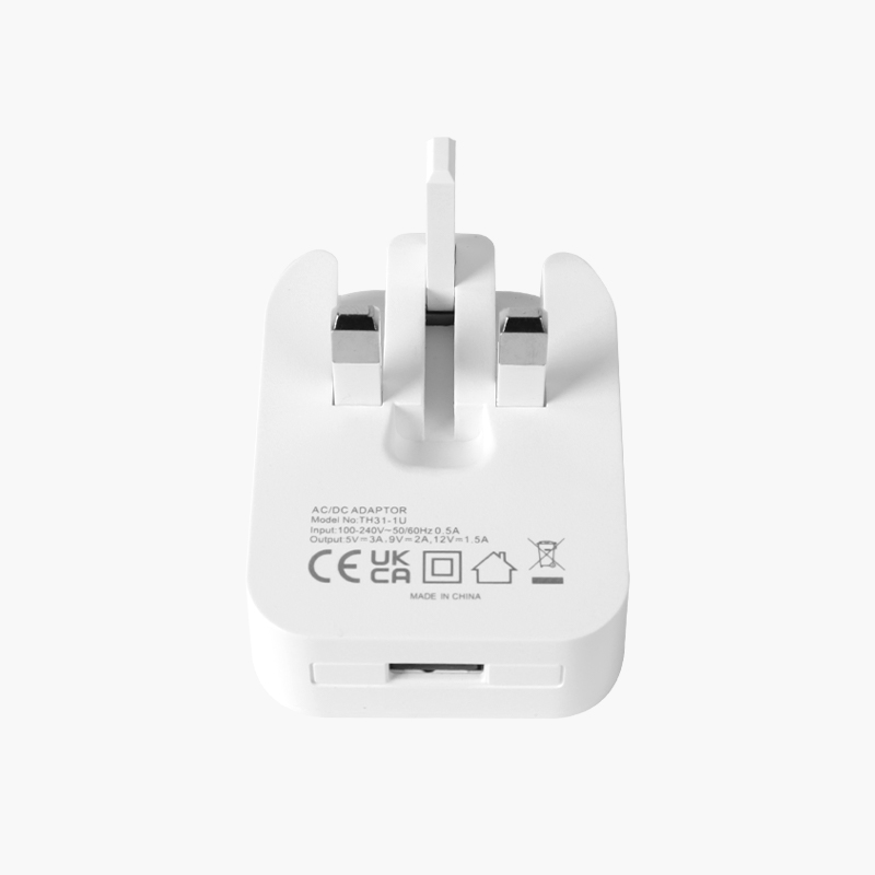 TH31-1U Foldable 18W QC3.0 USB-A Fast Charger Plug for Samsung iPhone Mobiles