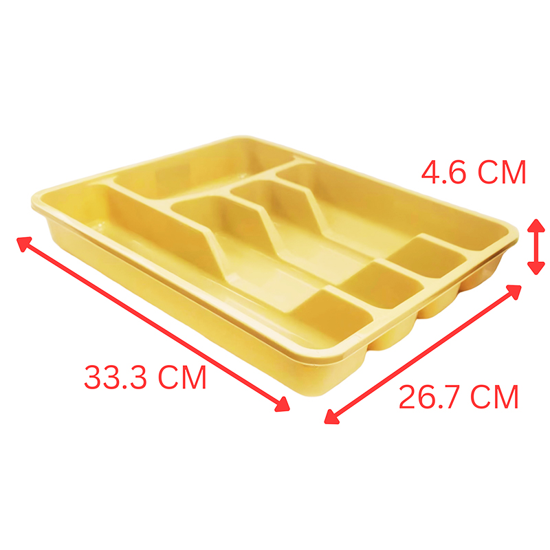 Kitchen Silverware Organiser Tray Plastic Cutlery Holder Gifts Assorted Colours