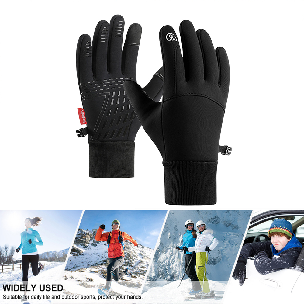 Winter Warm Gloves Waterproof Touch Screen Thermal Gloves XL