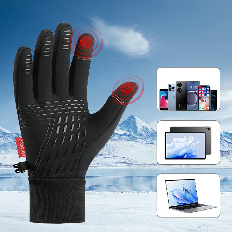 Winter Warm Gloves Waterproof Touch Screen Thermal Gloves XL