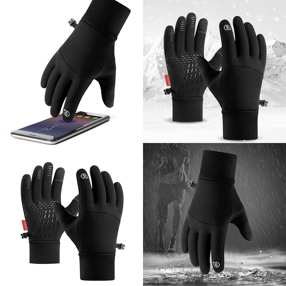 Winter Warm Gloves Waterproof Touch Screen Thermal Gloves XL