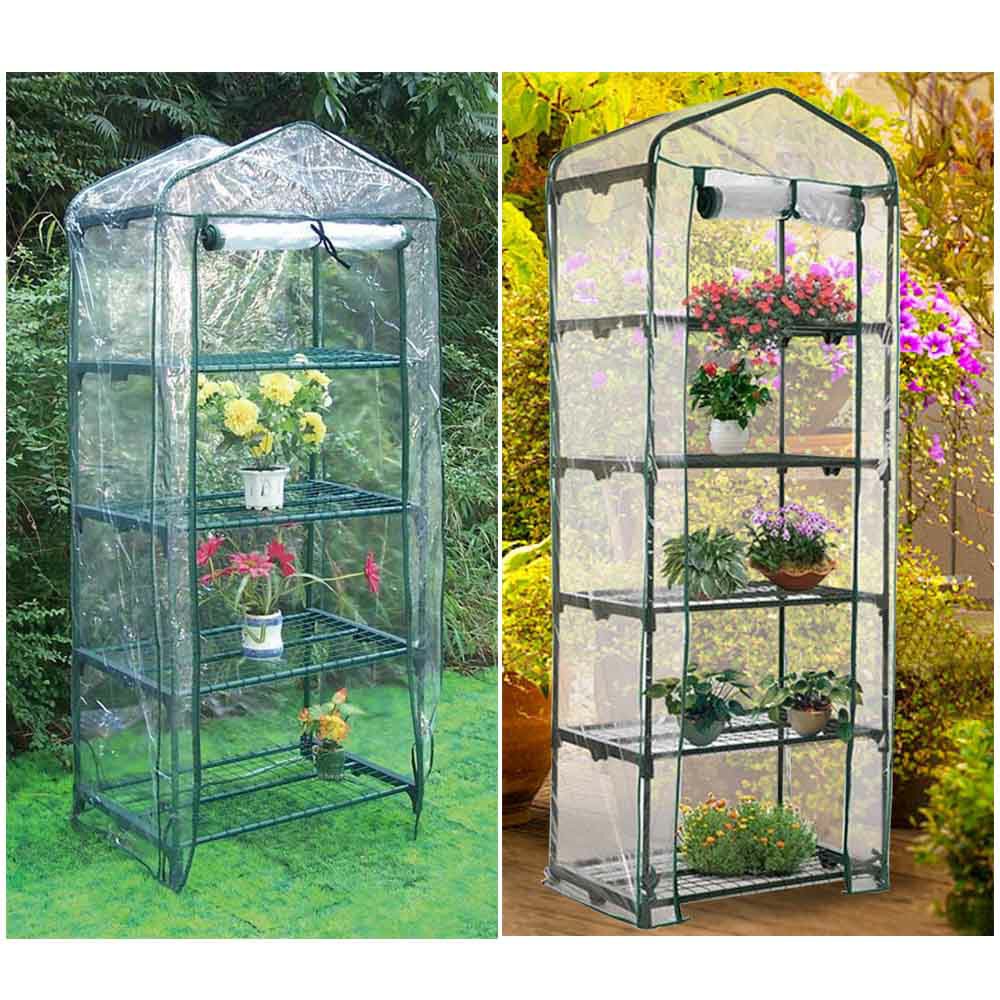 Replacement PVC Cover for 4-Tier Mini Walk-In Greenhouse Garden
