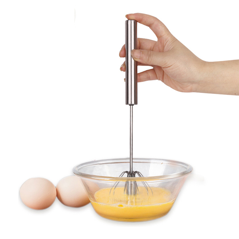 30cm Whisk Beater Rotary Whisk Blender Hand Press Egg Blender Min Order 2pcs