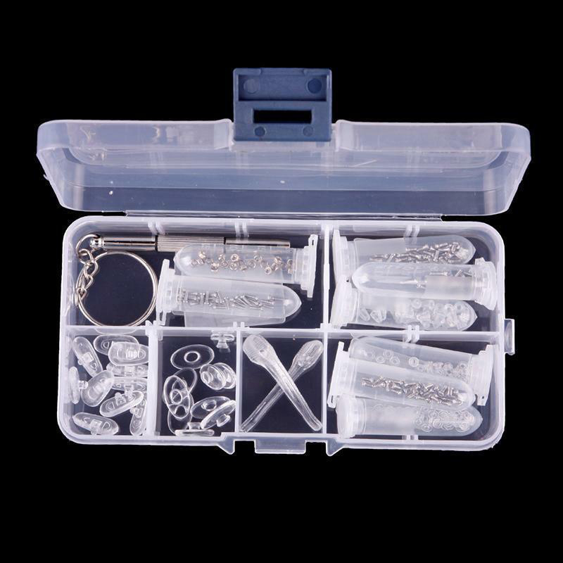 Repair Kit for Spectacle Glasses Eye Glass Screws Nuts Pads Optical