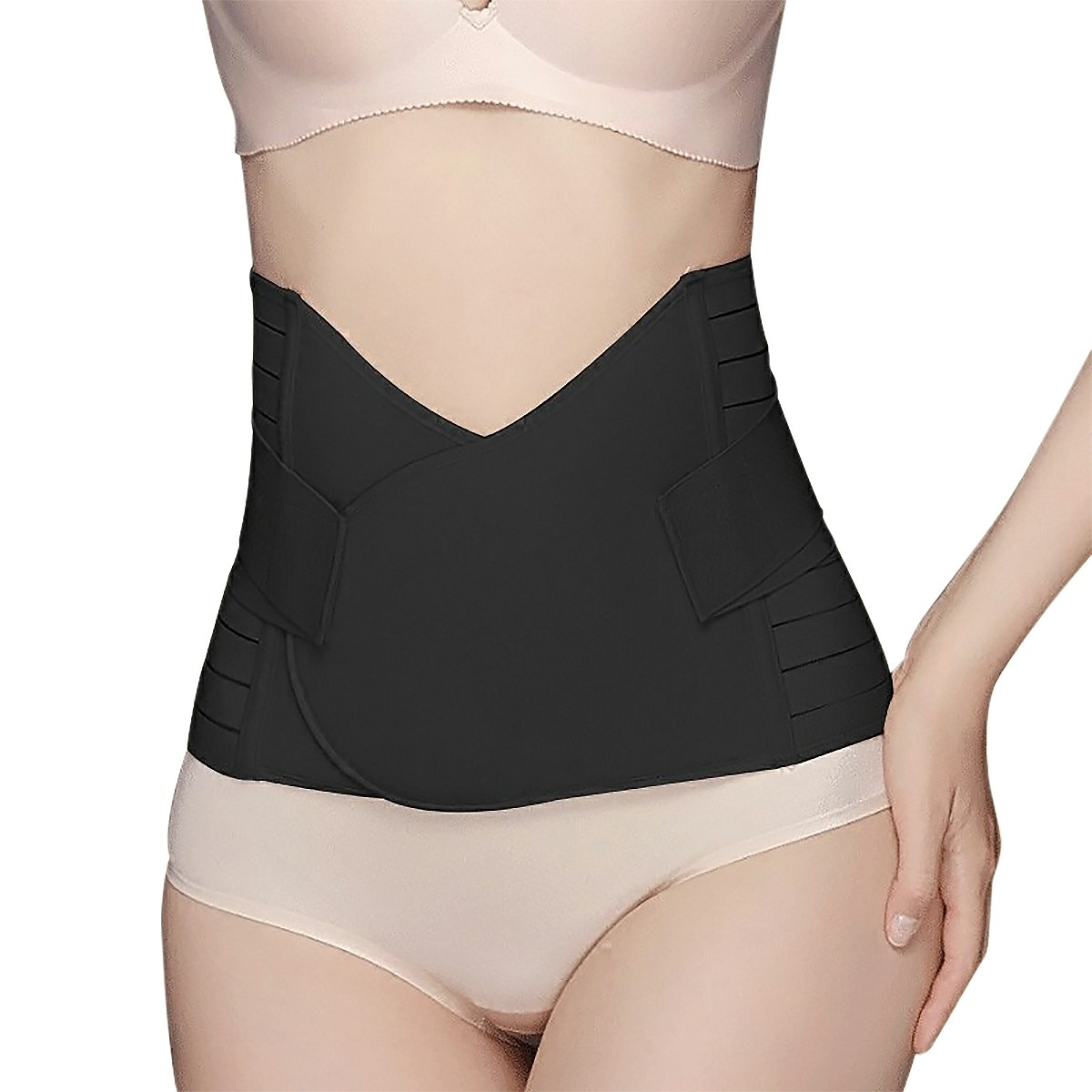 Black Postpartum Corset Recovery Shaper Tummy Belly Waist Support Belt Gifts