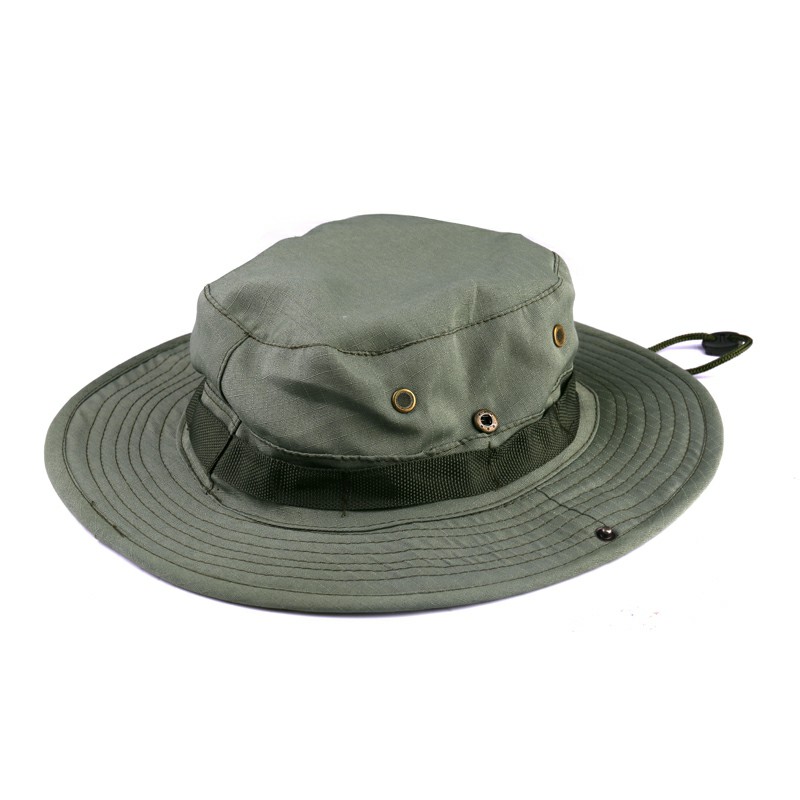 Boonie Light Army Green Sun Hat Bucket Cargo Safari Bush Summer Fishing Hat