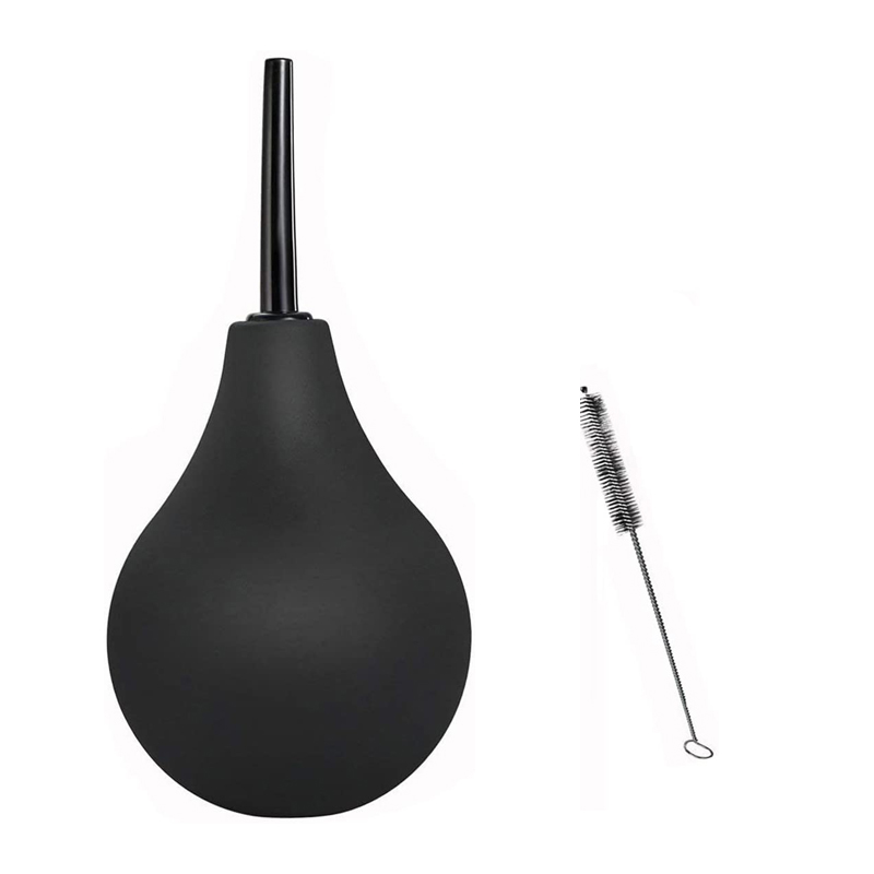 Reusable Anal Douche Enemator Set with Nozzle and Cleaning Brush