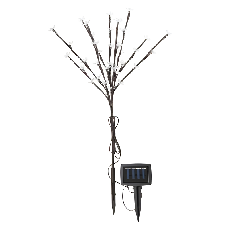 71cm Garden Solar Powered Petal Lights 36 LED Bright Lights White