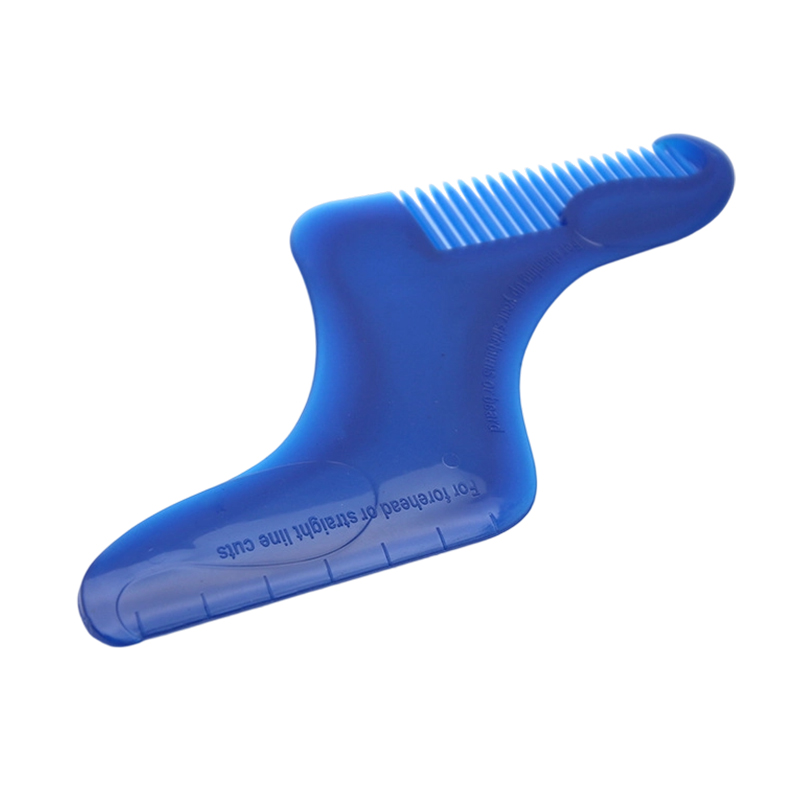 4PCS Plastic Barber Hair Beard Styling Clipper Guide Comb Random Colours 9.5 x 11.5cm