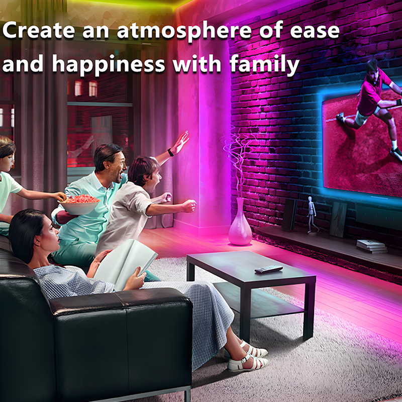 3m Multicolour TV USB LED Strip Adhesive with Remote