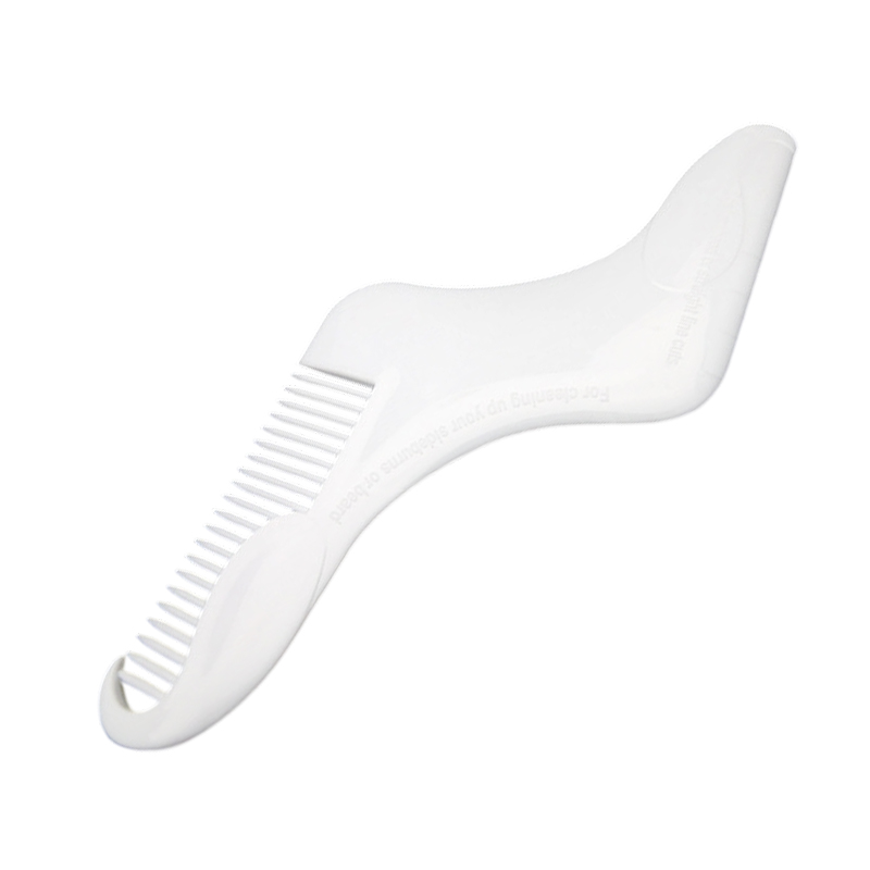 4PCS Plastic Barber Hair Beard Styling Clipper Guide Comb Random Colours 9.5 x 11.5cm