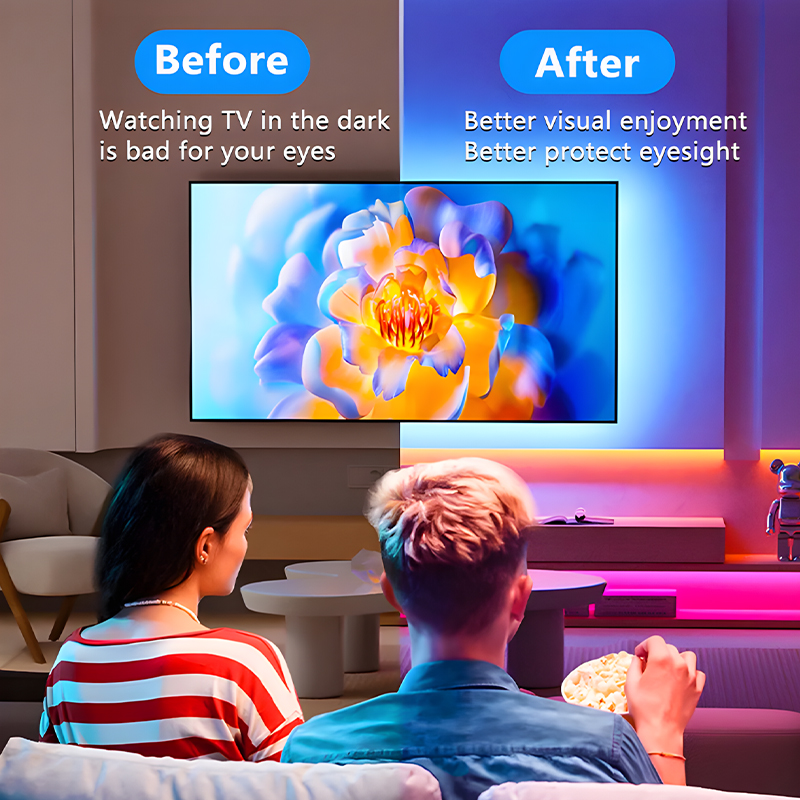 5m Multicolour TV USB LED Strip Adhesive with Remote