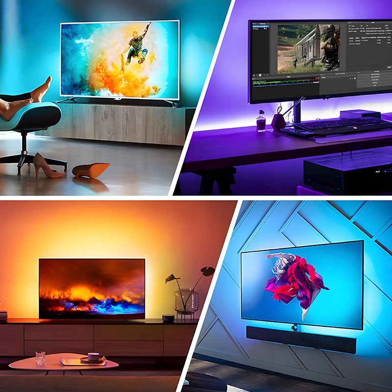 3m Multicolour TV USB LED Strip Adhesive with Remote