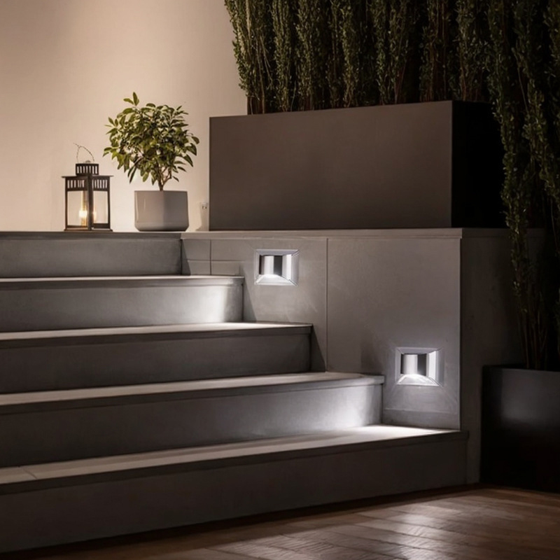 2pcs Garden Wall Light Solar Powered Wall Light 10 x 8 x 5 cm