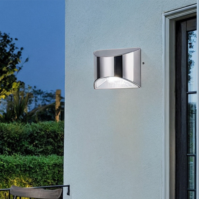 2pcs Garden Wall Light Solar Powered Wall Light 10 x 8 x 5 cm
