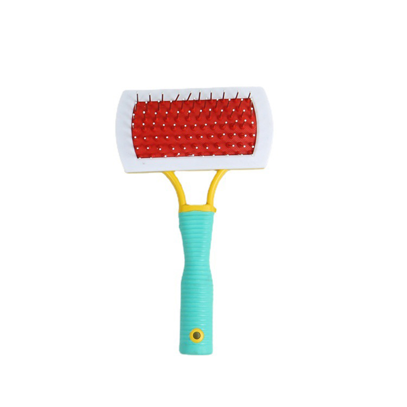 Double Sided Pet Grooming Brush for Massaging Cleaning