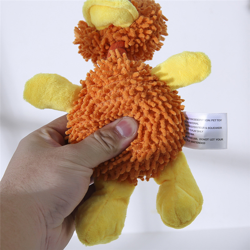 Pet Squeaky Soft Toy Random Designs Pets Dog Animal Design 20cm