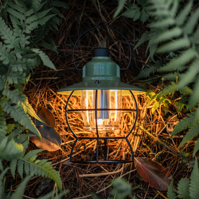 Rechargeable Camping Lantern with Power Bank 3 Light Modes Outdoor Lamp USB Type-C