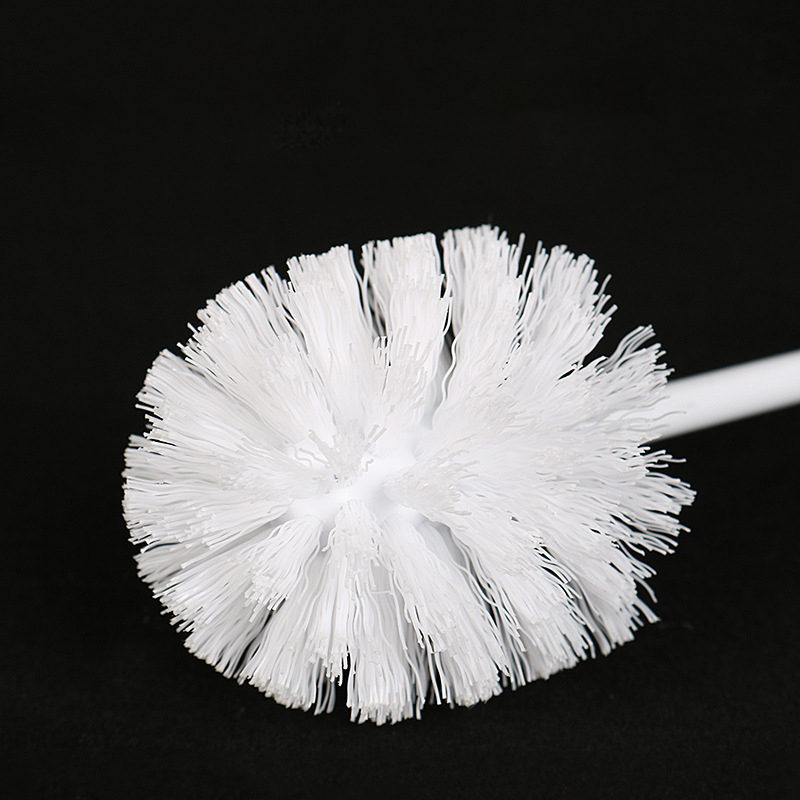 Plastic Toilet Cleaning Brush White for Bathroom Home 37 cm