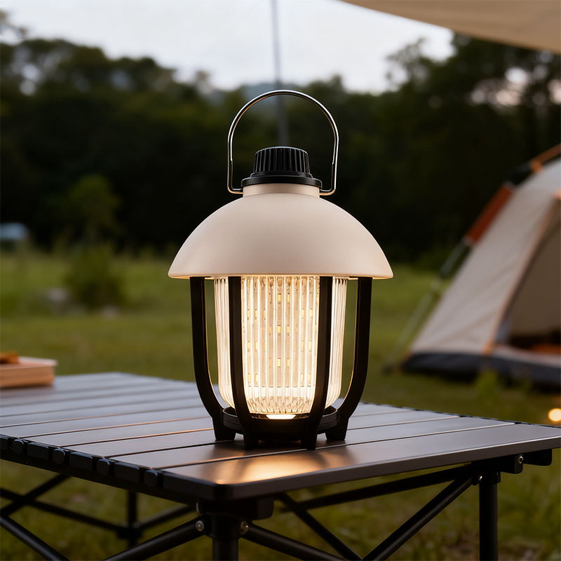 Micro USB Rechargeable Camping Light Lantern Random Colours 14 x 9 cm