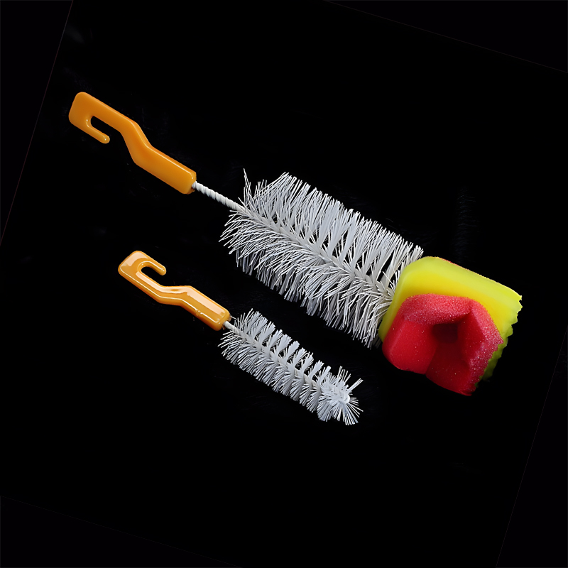2PCS Bottle Cup Mug Cleaning Brush 25/13 cm Random Colours