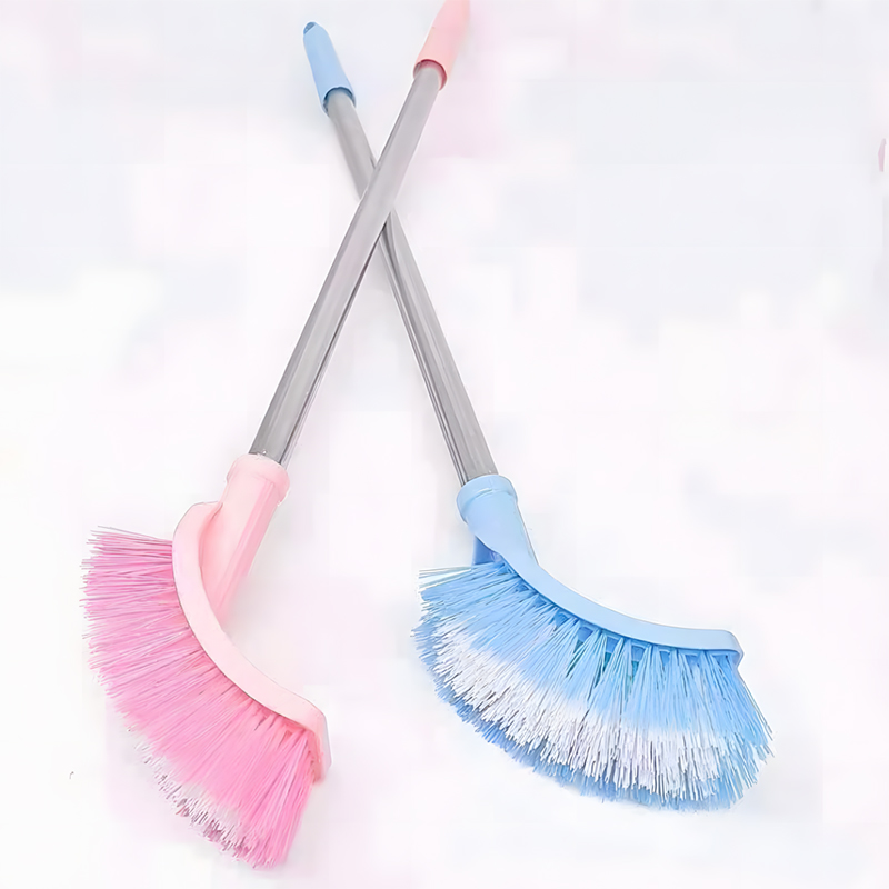54cm Double Sided Toilet Brush Cleaning Scrubbing Brush Random Colours