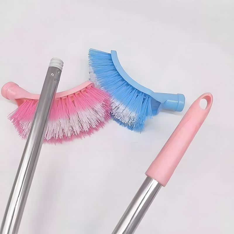 54cm Double Sided Toilet Brush Cleaning Scrubbing Brush Random Colours