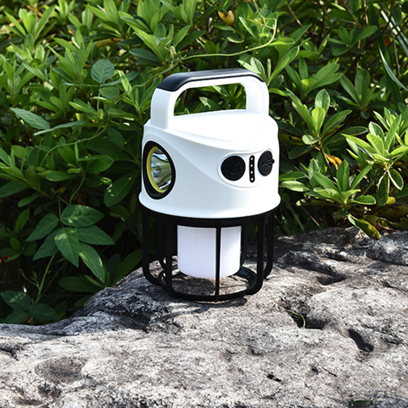 Dual Light USB-C Rechargeable Camping Light Lantern Source Random Colours 16 x 11 cm