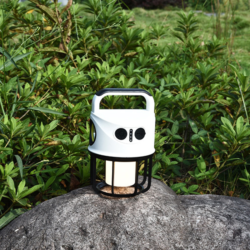 Dual Light USB-C Rechargeable Camping Light Lantern Source Random Colours 16 x 11 cm