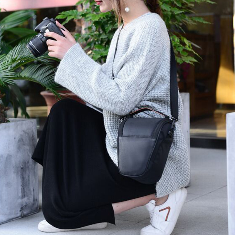 Triangle Nikon Canon DSLR SLR Camera Lens Shoulder Case Bag