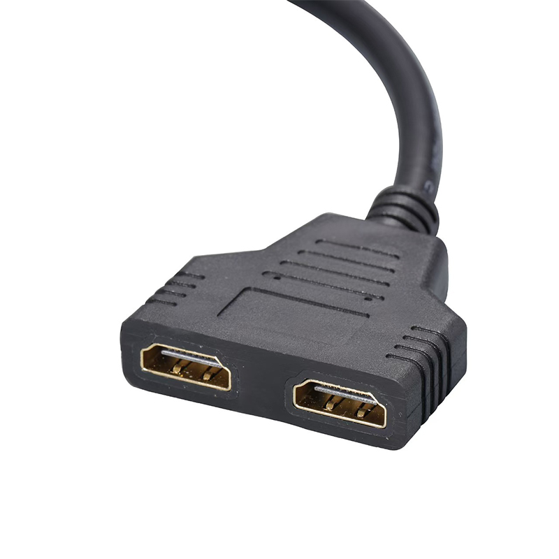 1080P HDMI Splitter Cable Adapter 1 Male to 2 Female HDMI Port Converter Useful Tool