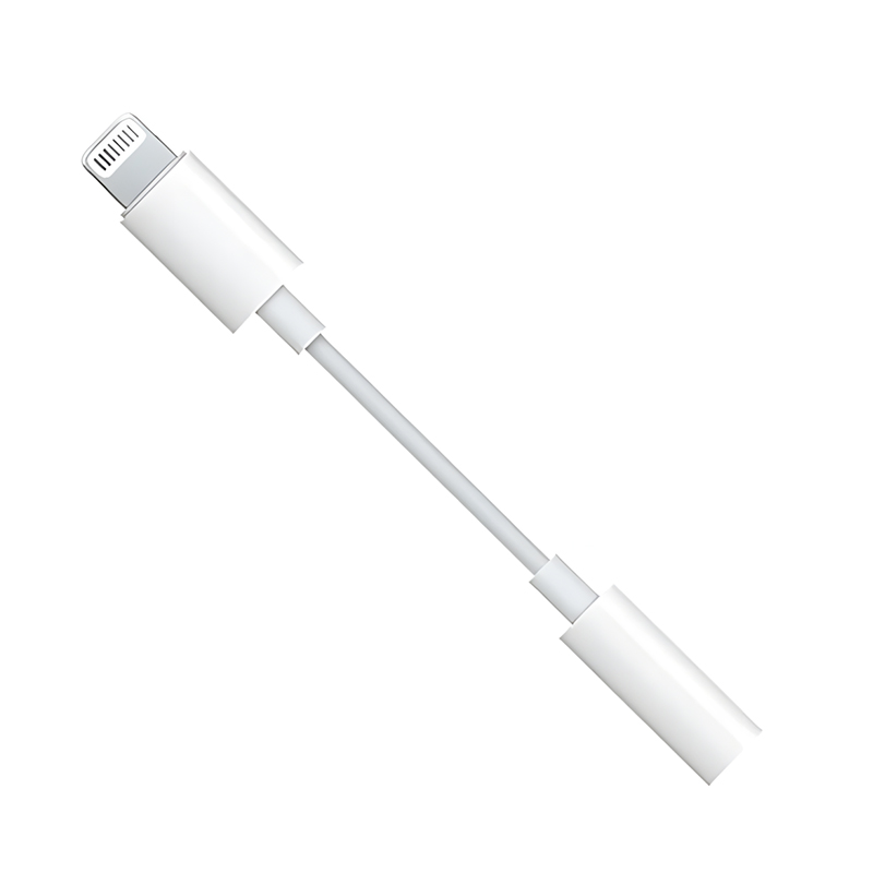 Female Headphone Jack Adapter 8pin to 3.5mm for iPhone
