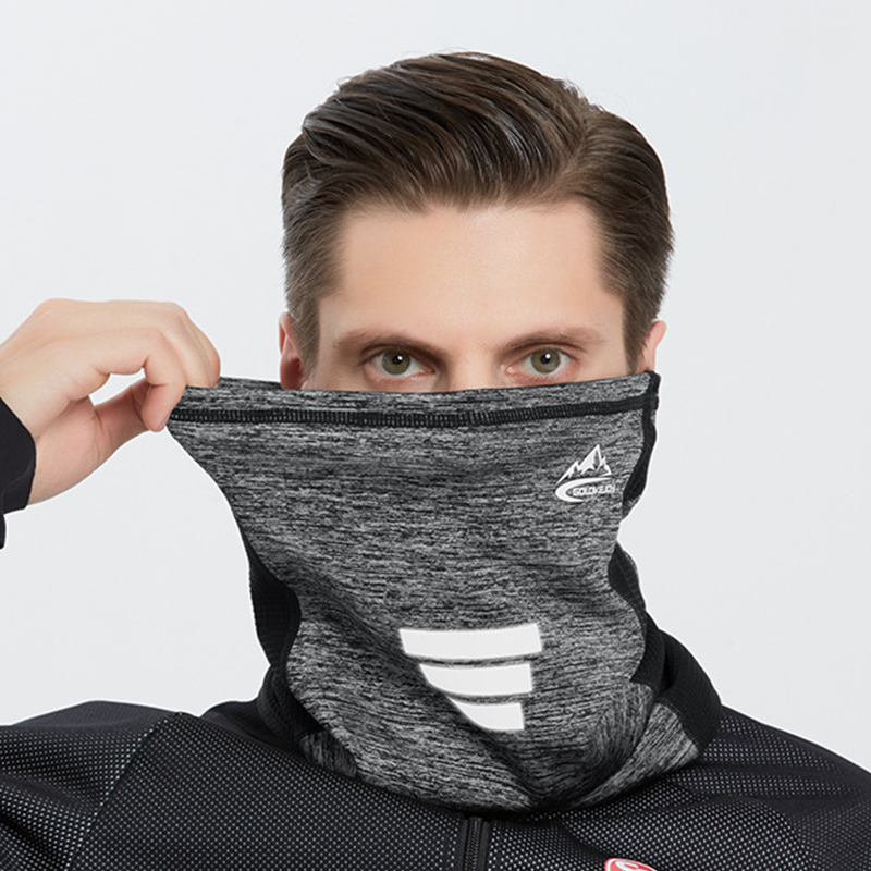 Headband Cooling Face Scarf Neck Gaiter Bandana Shield Snood Scarves Outdoor Grey