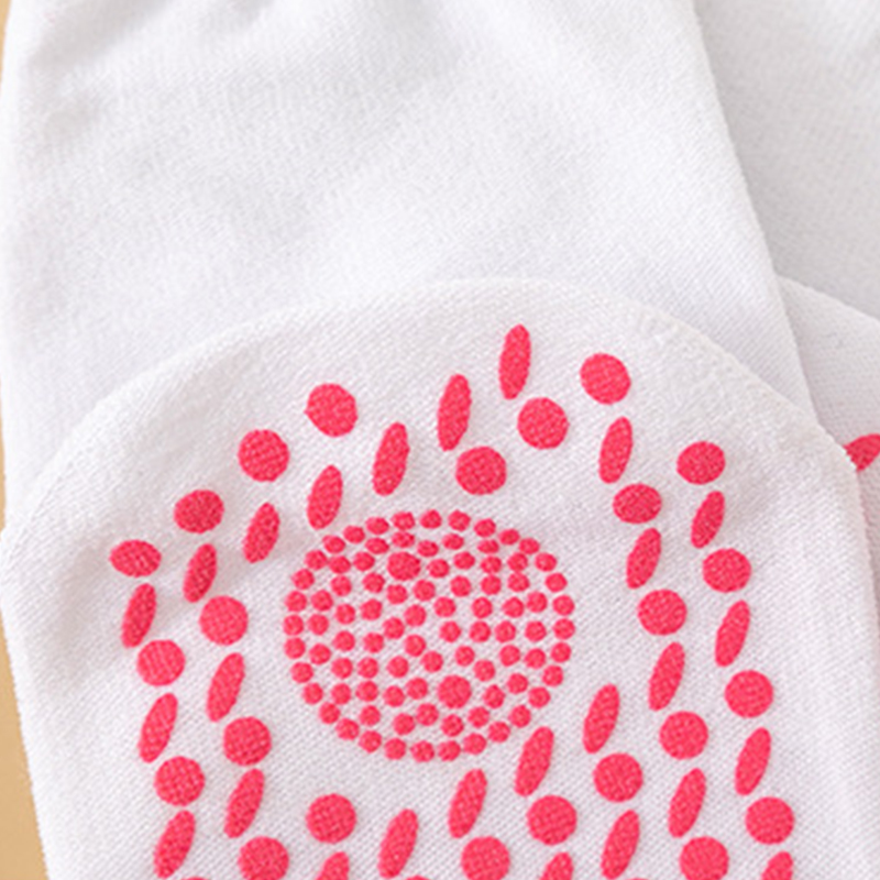 White Winter Socks Massage Socks Keep Foot Warmth 1 Pair