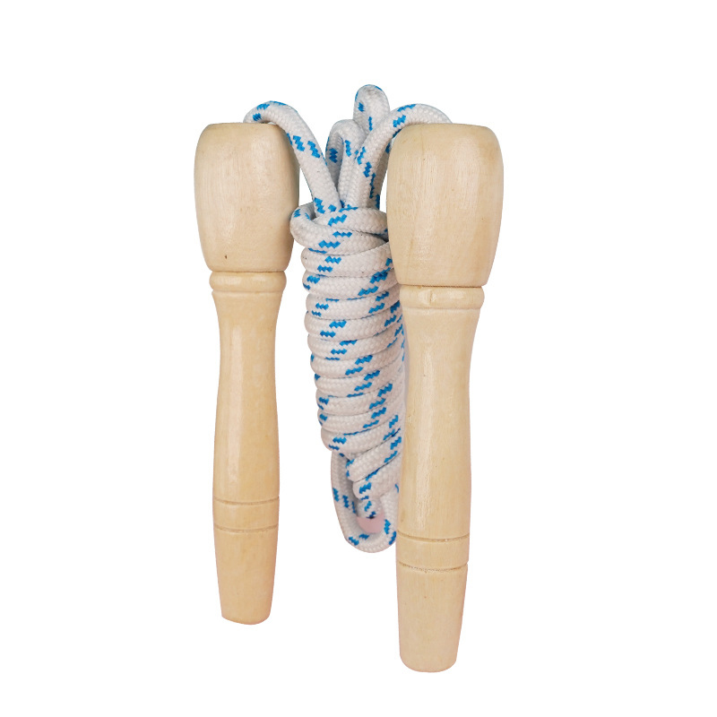 200cm Kids Fitness Skipping Rope with Wooden Handles Gifts Random Colour