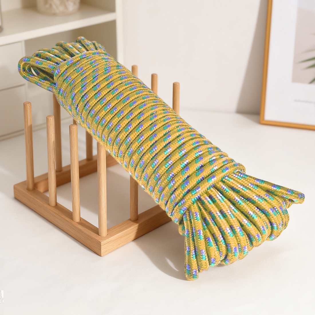 10m Heavy Duty Multipurpose Braided Washing Line Rope Home Random Colour