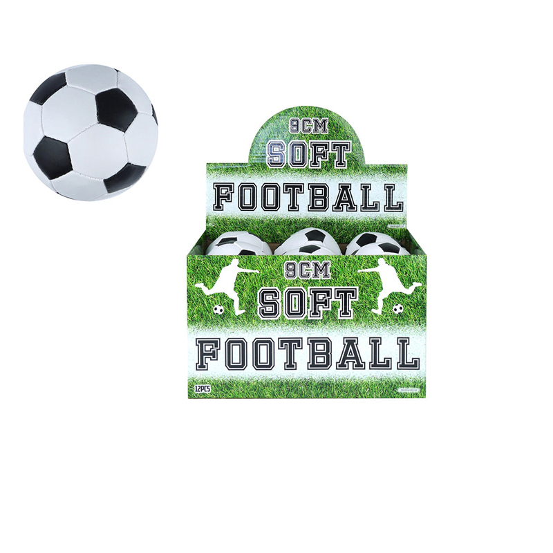 Football Indoor Outdoor Play Football Soccer Ball Black White 9cm