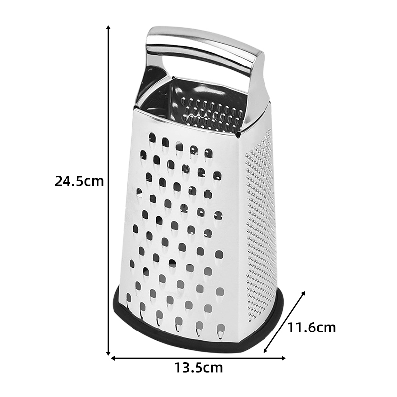 4 Sided Food Grater Blades Cheese Vegetable Grater with Steel