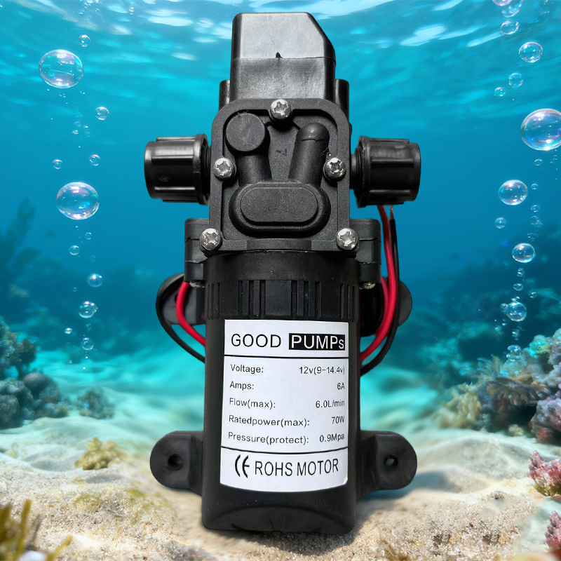 12V Water Pump Self-Priming High Pressure Water Pump 6L/Min RV Caravan