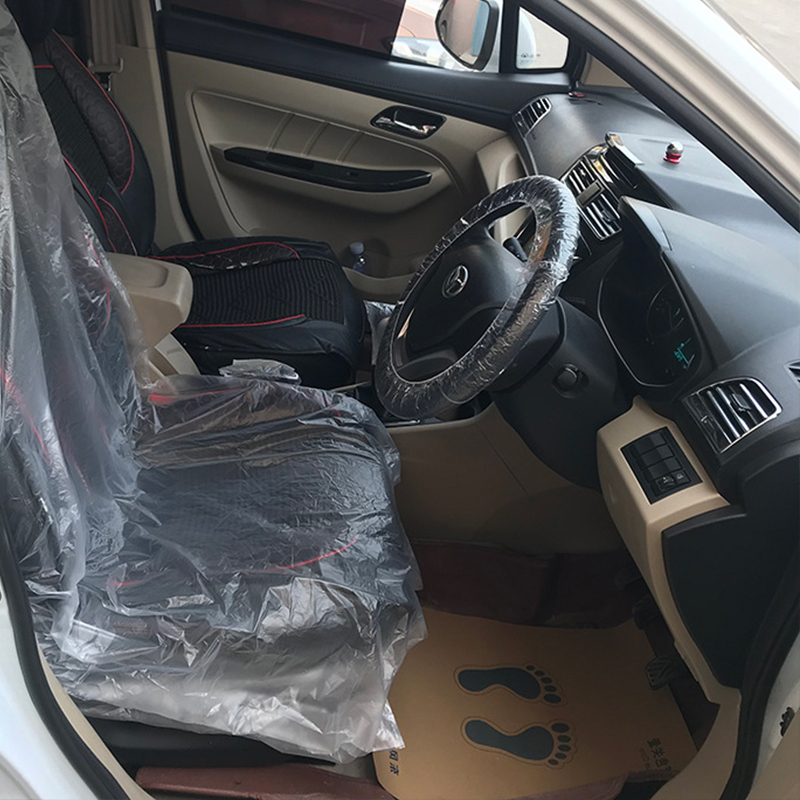 100pcs Valet Protective Covers Disposable Vehicle Seat Covers