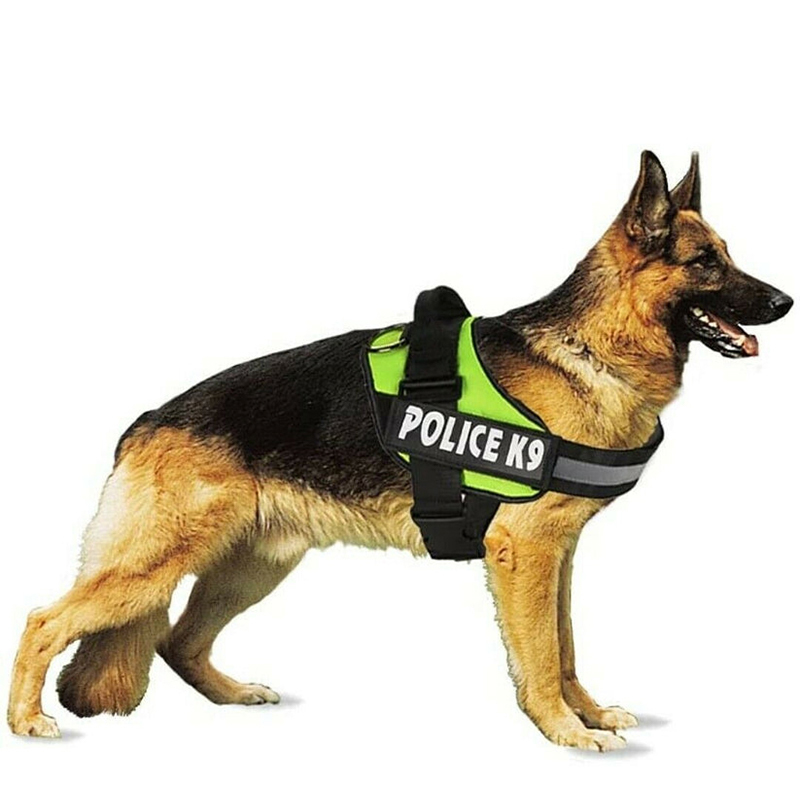 Police K9 Dog Harness Multi Colour Small Size Random Colour