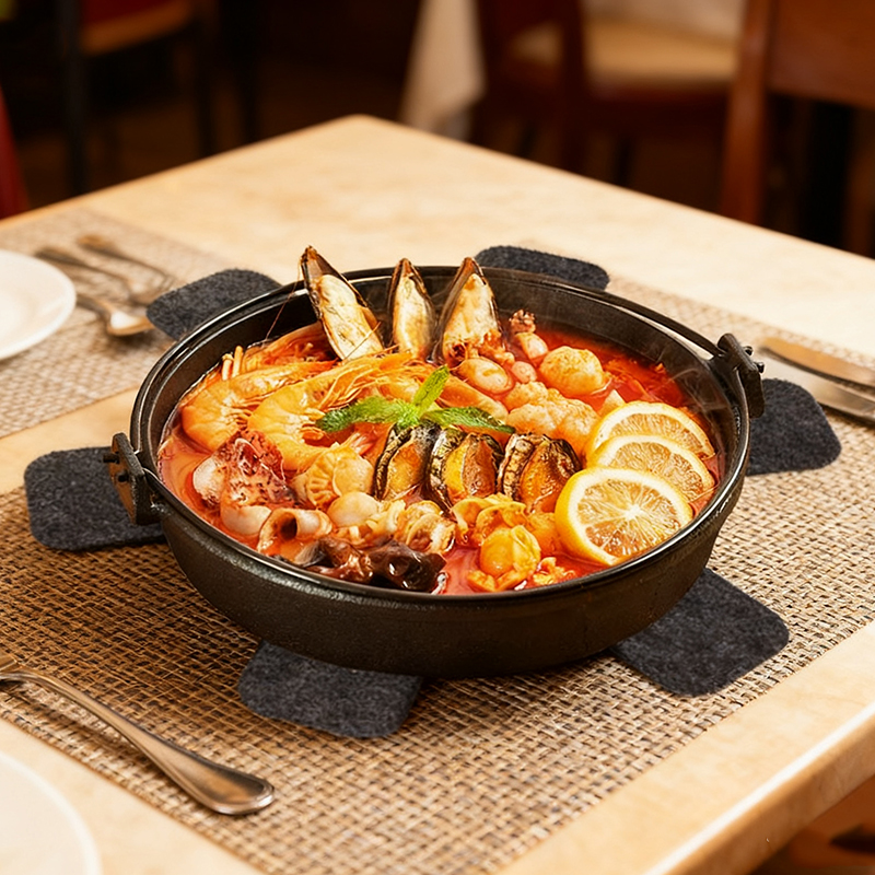 12PCS Pot Dividers Pads Anti-Slip Pan Separators Pads for Protecting Separators Pads Saucepan Pots Cookware Pans