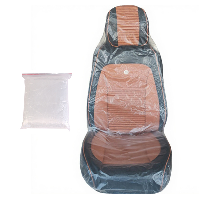 100pcs Valet Protective Covers Disposable Vehicle Seat Covers
