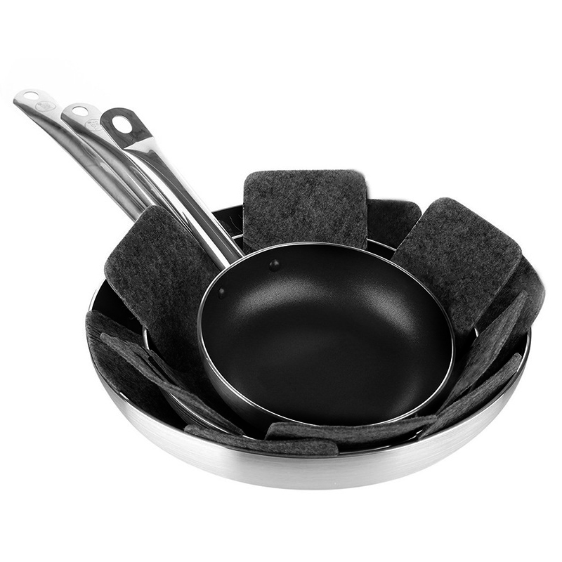 12PCS Pot Dividers Pads Anti-Slip Pan Separators Pads for Protecting Separators Pads Saucepan Pots Cookware Pans