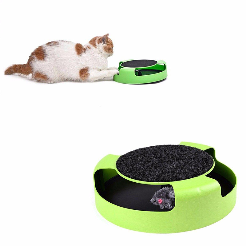 Interactive Fun Pet Cat Toy Catch the Mouse Plush Hunting Play Toy