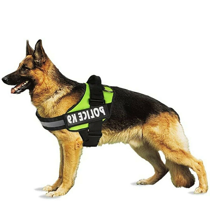 Police K9 Dog Harness Professional Grade Multi Colours Canine Gear XL Size Random Colour