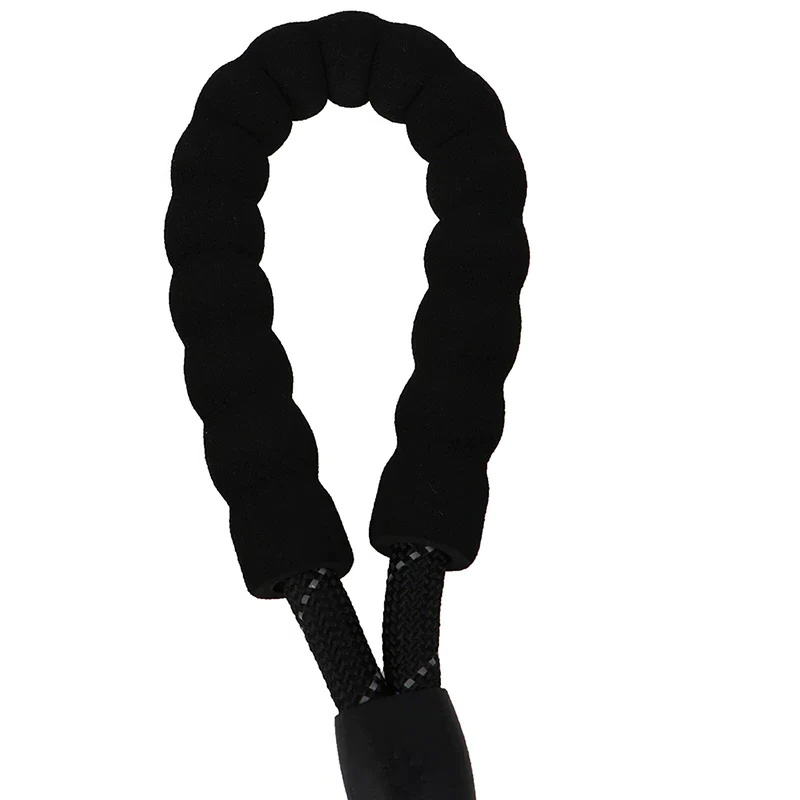 Rope Dog Leash with Foam Grip and Steel Spring Buckle Clip Pet Walking Lead Random Colour