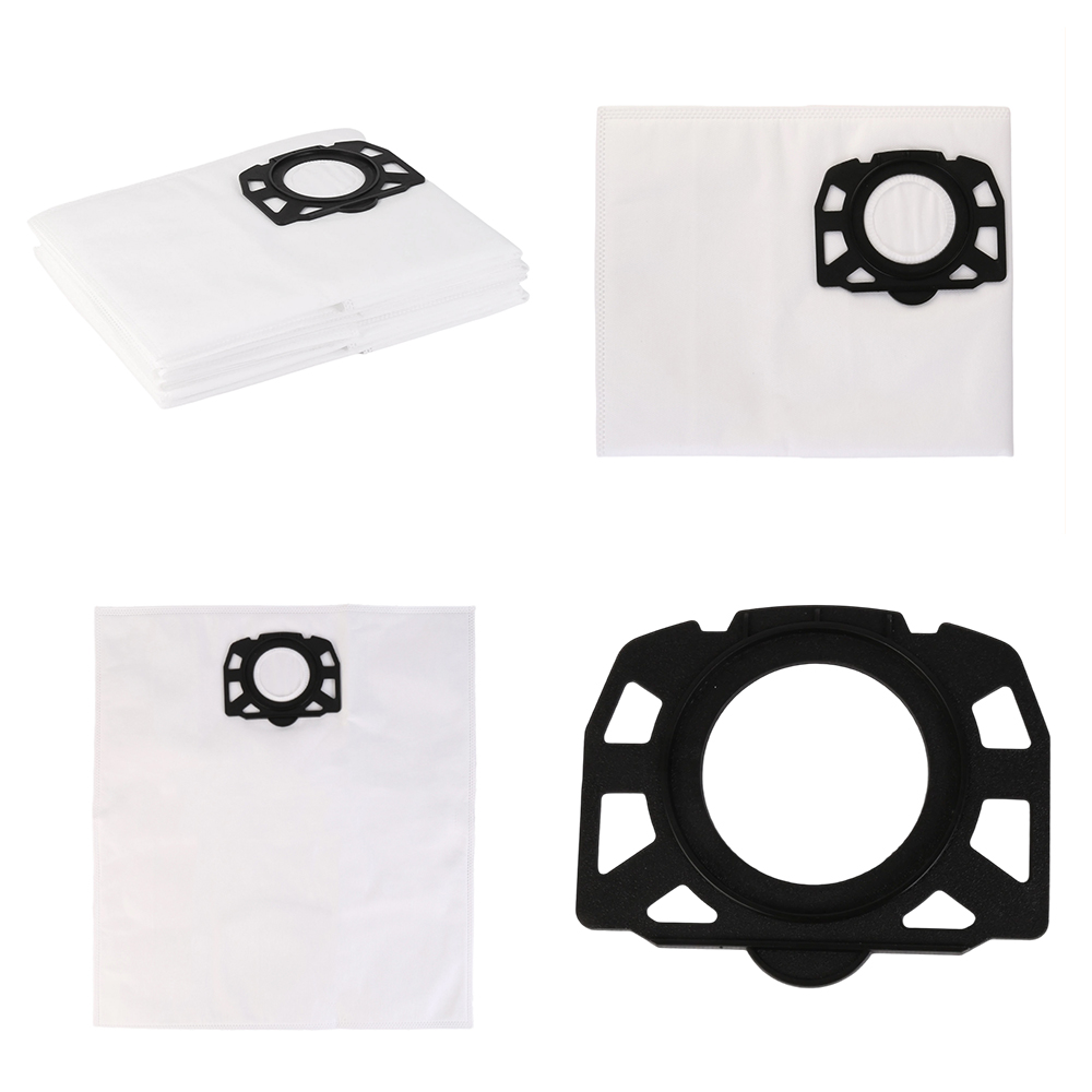 6PCS Fleece Cloth Dust Bags fit Karcher WD4 Wet Dry