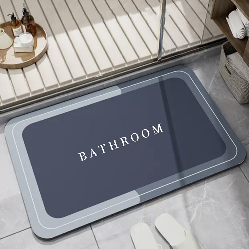 Anti-Slip Bath Mat Super Absorbent Quick-Dry Random Colour