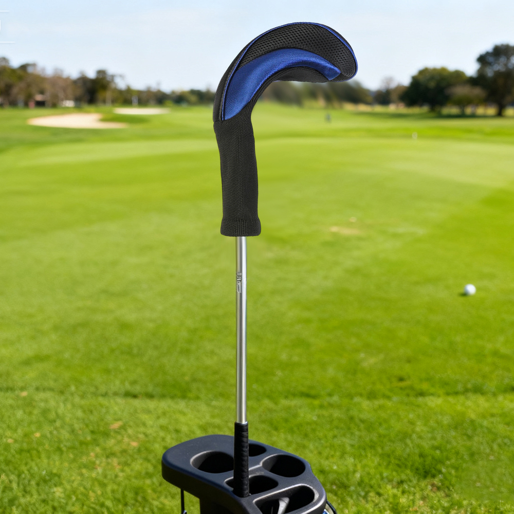 3PCS Golf Club Head Covers Set Driver 1 3 5 Fairway Woods Headcover Blue